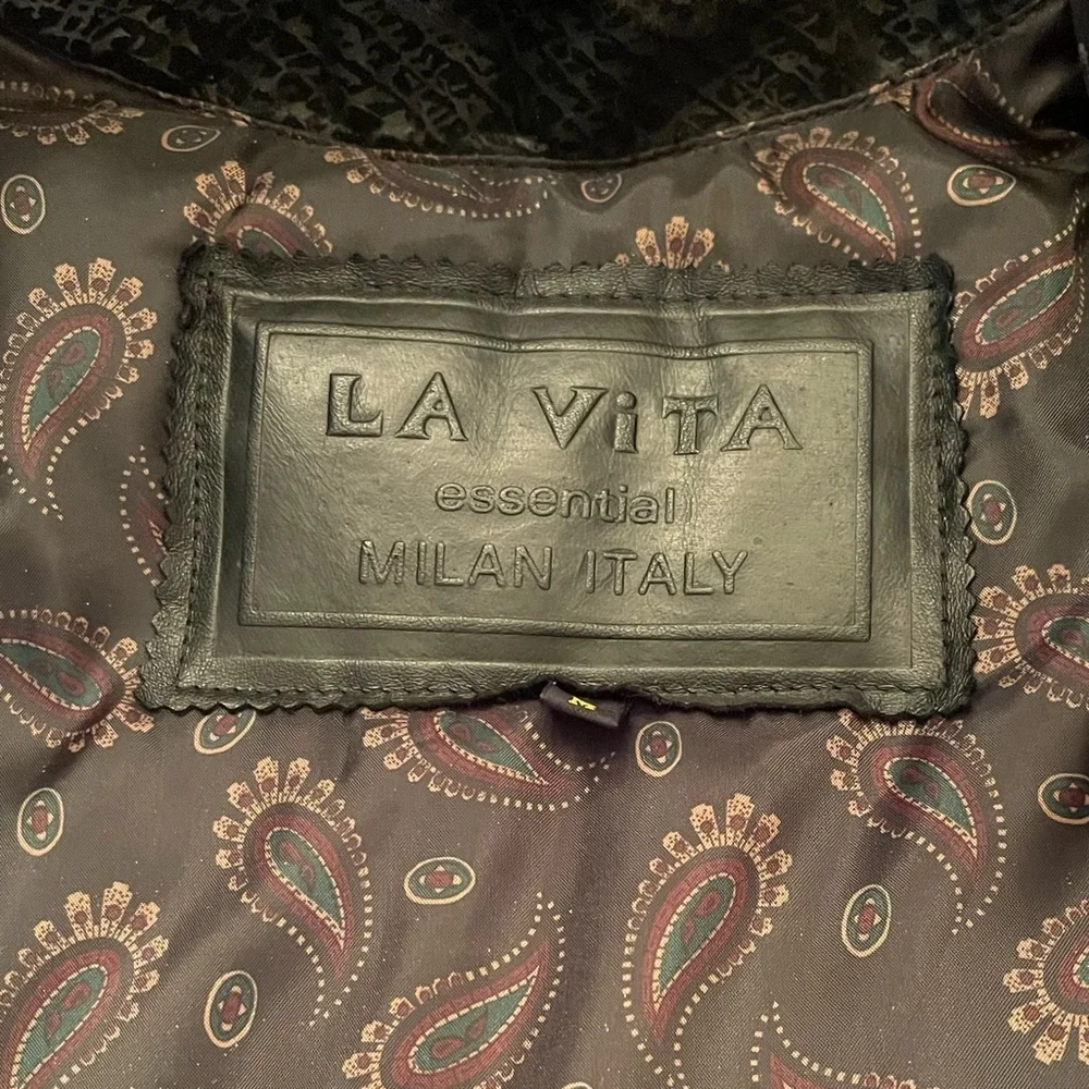 VINTAGE 80’s LA VITA BOMBER JACKET - Picture 10 of 14